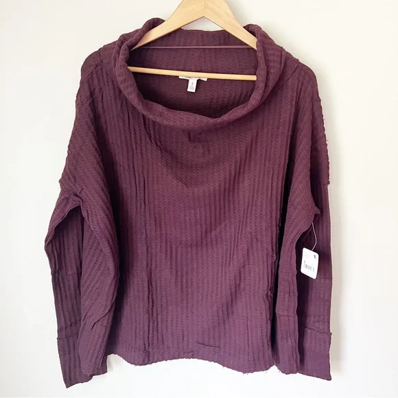 Free People Juicy Long Sleeve Waffle Knit Thermal Top Date Night S NWT - Picture 3 of 10